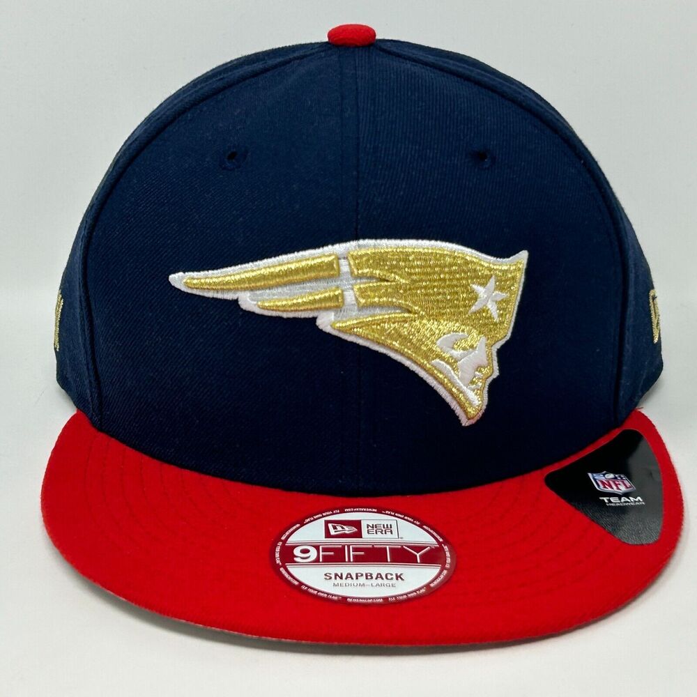 Vintage Y2Ks New England Patriots 3x Champions Hat Baseball Cap Blue New Era NFL